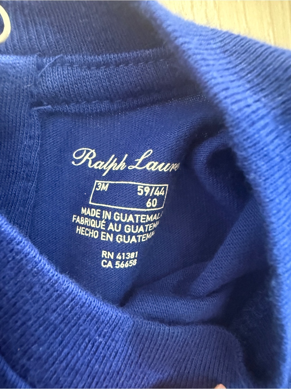 Polo Ralph Lauren Baby Boy’s Bear Cotton Jersey Shortall 3 Months - Picture 3 of 5